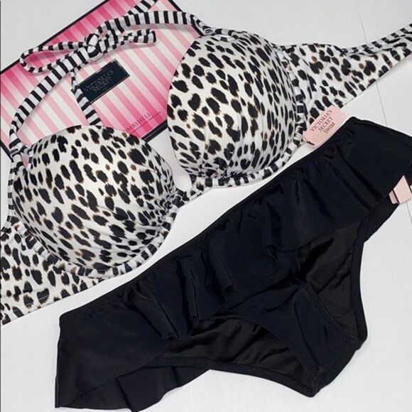 New ❤️ Victoria Secret Swimsuit 2PC 34D//Small - Picture 1 of 11